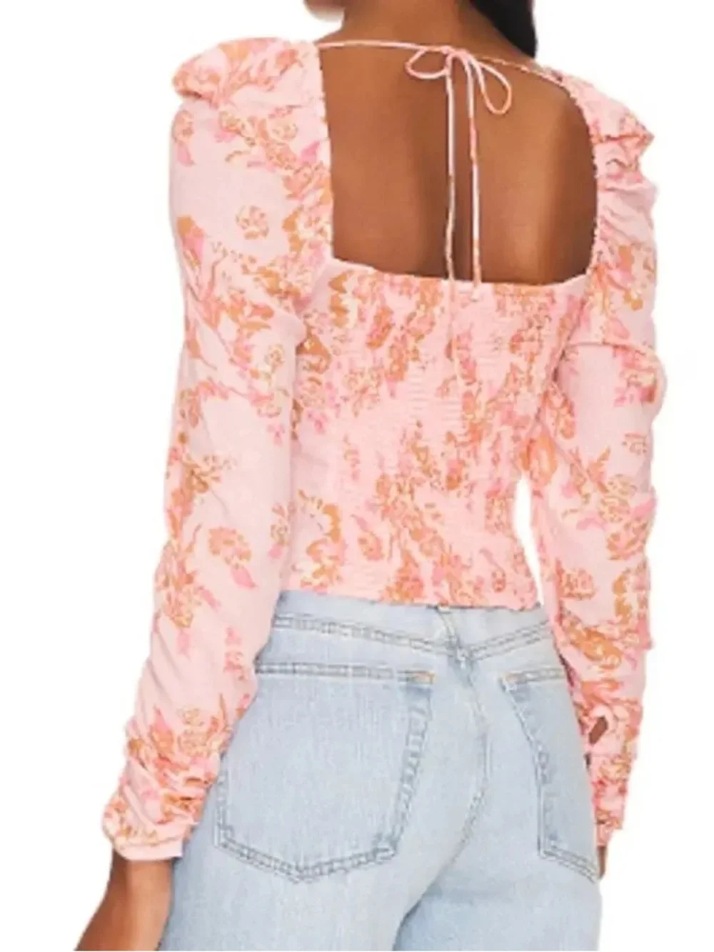 FREE PEOPLE Hillary Printed Top